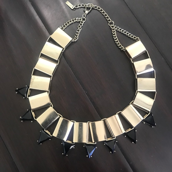Black and Gold Adjustable Egyptian Necklace - Picture 3 of 3